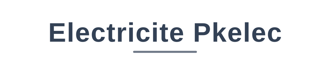 Logo Electricite Pkelec