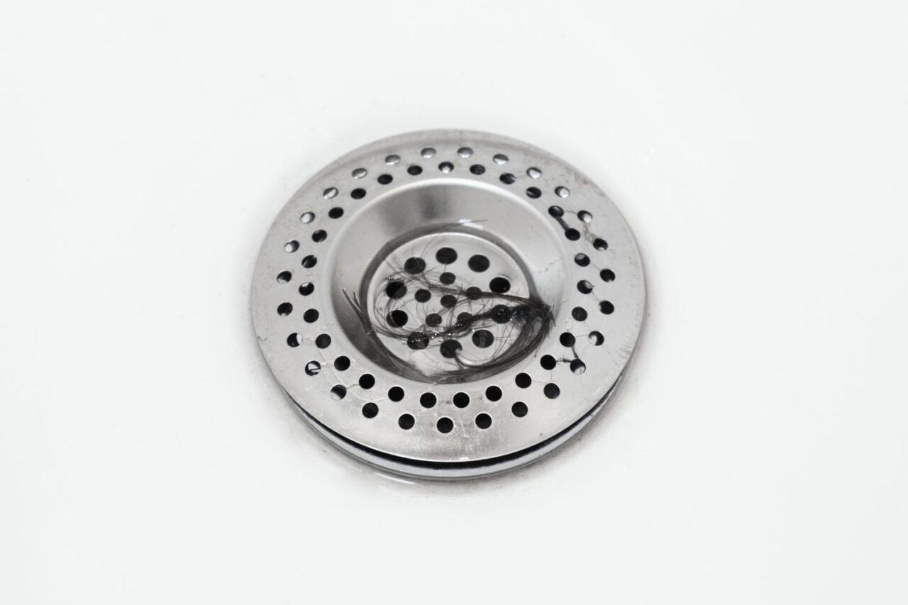 Siphon de douche asséché laissant remonter une odeur d’égout après une longue absence.